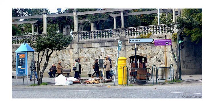 Lo que queda de un quiosco histórico