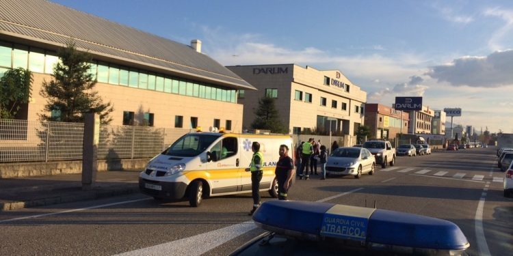 Herido un peatón al ser atropellado en un paso de cebra en O Porriño