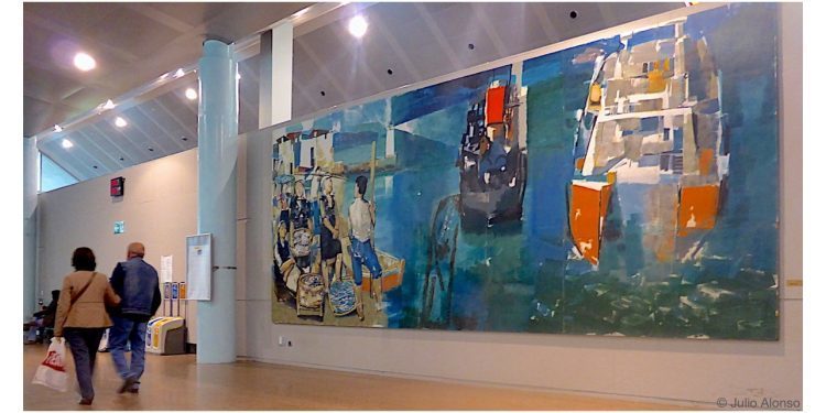 El arte de Rafael Alonso en el Aeropuerto de Peinador