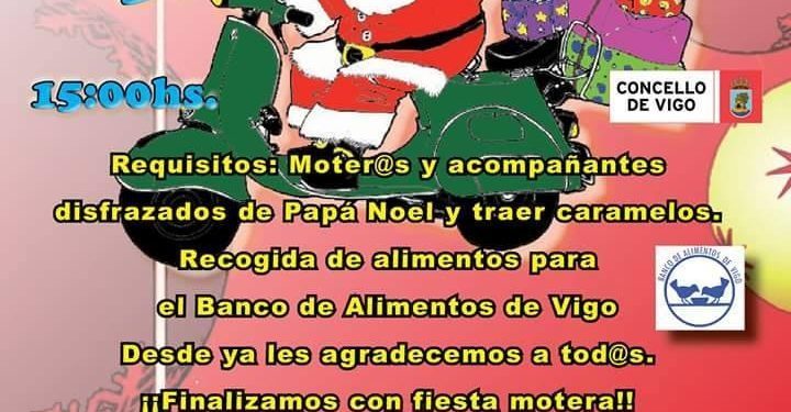 Vigo celebra este sábado a «maior Papanoelada moteira da cidade»