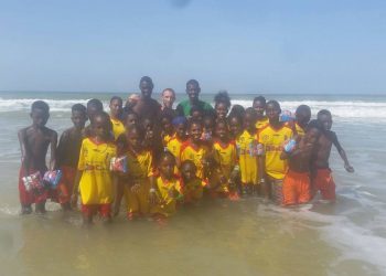 Camisetas solidarias do Choco en Senegal