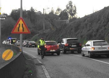 Interceptado en O Porriño un camionero sin carné ni ITV que dio positivo en drogas