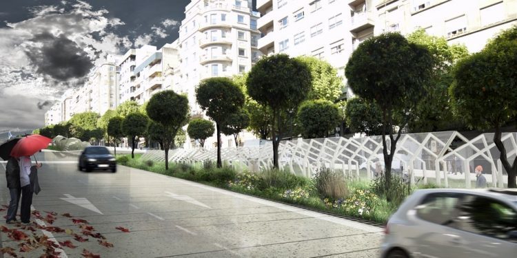 O proxecto Vigo Vertical cubrirá o bulevar de Gran Vía