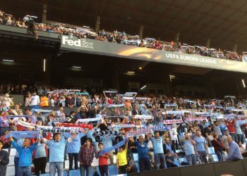 Fiesta infantil en Balaídos para celebrar el éxito de Atenas