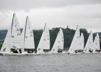 Los J70 cierran el calendario de vela en el Náutico de Vigo