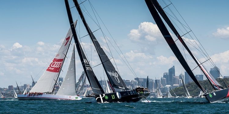 La Sydney-Hobart, a ritmo de récord tras la espectacular salida