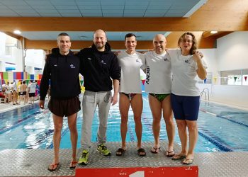 Nadadores máster de récord en el Náutico de Vigo