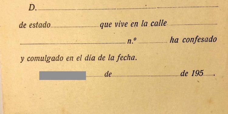 España católica de posguerra