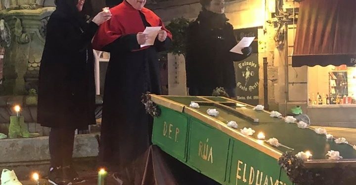 Vigo Histórico convoca otro ‘entierro de Elduayen’ tras anunciarse el inicio de las obras
