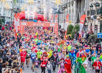 La San Silvestre pulveriza todos sus récords en Vigo al superar los 12.000 participantes
