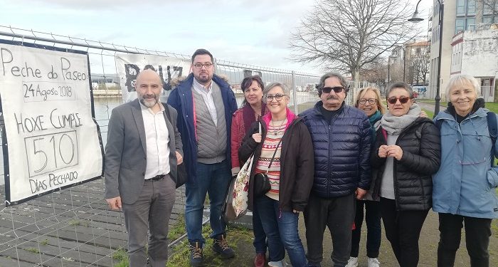 O BNG trasladará ao Congreso o estado do paseo de Bouzas e a oposición aos recheos