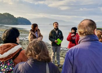 A enseada de San Simón estrea as rutas “Voando nas Rías Baixas 2020”