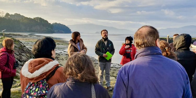 A enseada de San Simón estrea as rutas “Voando nas Rías Baixas 2020”