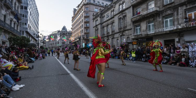 La celebración del Carnaval cortará el tráfico en el centro de Vigo casi todos los días