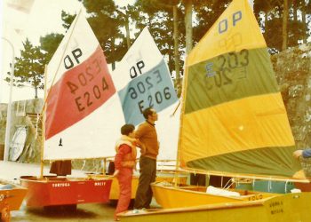 El Monte Real conmemora el medio siglo  de la clase Optimist en Galicia