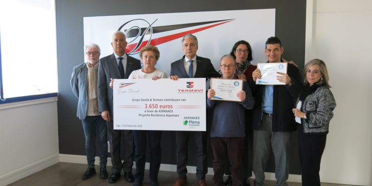 Aspanaex suma a su proyecto de residencia el apoyo de Termavi, nuevo socio honorífico