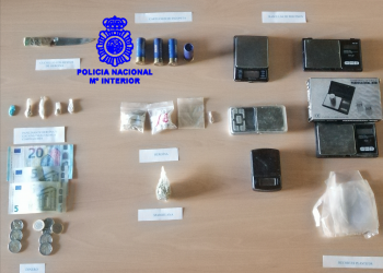 La Policía Nacional erradica un punto de venta de heroína en una casa de Valladares