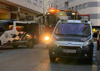 Evacuado un edificio en Vigo por un incendio