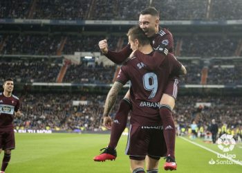 Un Celta monumental ‘pesca’ en el Bernabéu