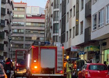 Evacuado un edificio en Vigo por un incendio