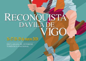 O ilustrador vigués Evaristo Pereira deseña o cartel da Reconquista 2020