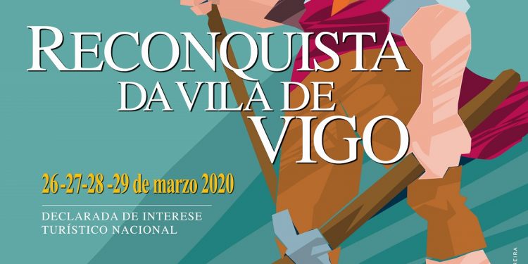 O ilustrador vigués Evaristo Pereira deseña o cartel da Reconquista 2020