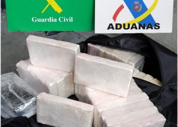 Interceptan en el puerto de Marín 160 kilos de cocaína con destino Vigo