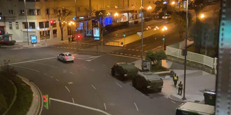 Defensa despliega al Ejército en Vigo para hacer cumplir las normas