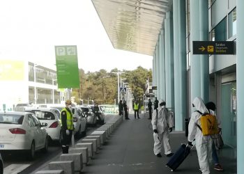 El Ejército realiza trabajos de desinfección en Peinador