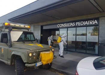 El Ejército despliega en Vigo otros 50 efectivos para desinfectar espacios públicos
