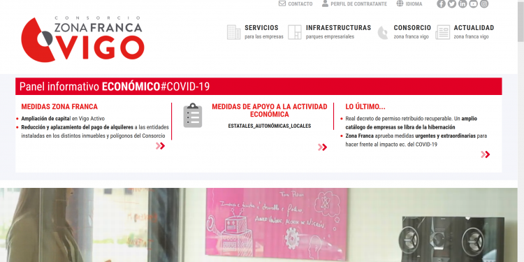 Zona Franca de Vigo habilita un módulo informativo con todas las ayudas económicas