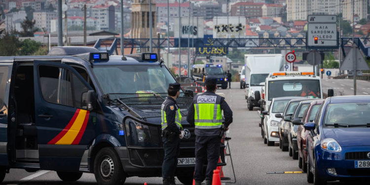 La Policía instala controles en Vigo