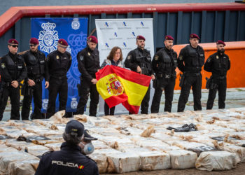 Descargan en Vigo las 4 toneladas de cocaína interceptadas a una banda arousana el fin de semana