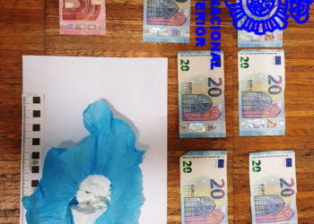 Detenido un joven que circulaba entre Vigo y Redondela con 300 dosis de cocaína en roca