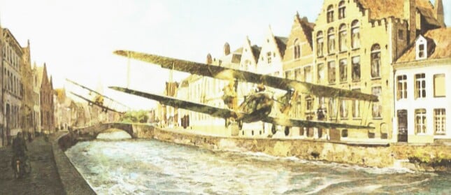 «El Barón Rojo», clasicazo en el cumpleaños de su ilustrador, el vigués adoptivo Carlos Puerta