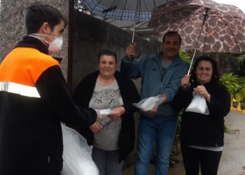 Mos inicia o reparto a domicilio das máscaras de protección contra o coronavirus