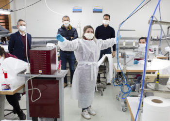 Mil batas solidarias para proteger a los profesionales sanitarios del coronavirus