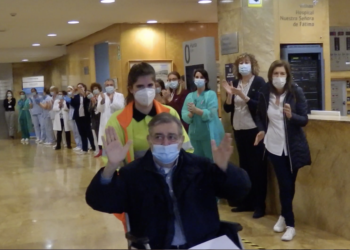 Fátima da el alta a su primer paciente de Covid-19 tras 57 días ingresado, 40 de ellos en la UCI