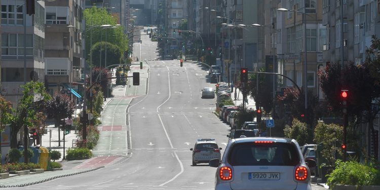 Las imágenes de Vigo en su quinto domingo de cierre