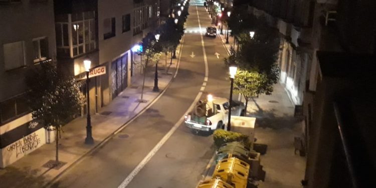 Os novos canóns de desinfección comezan a patrullar Vigo
