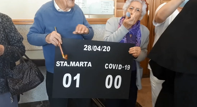 Cara y cruz con el Covid-19 en la residencia Santa Marta y el Hogar San Rafael