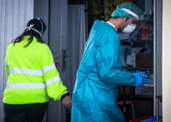 Gran descenso del número de pacientes activos e ingresados en el área sanitaria de Vigo