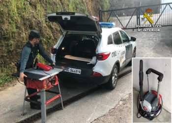 Detienen a un vecino de Mos por el robo de una hidrolimpiadora y una mesa de trabajo profesional