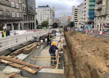 La rampa mecánica avanza