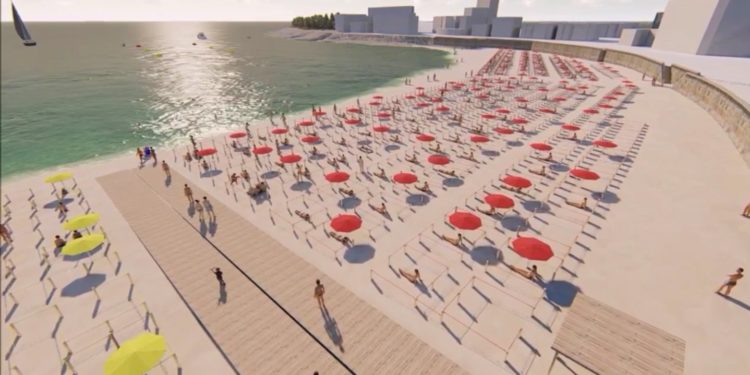 Sanxenxo se adelanta a Vigo y presenta su plan para «cuadricular» la playa de Silgar