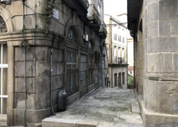 Rúa Ballesta en la ciudad de Vigo