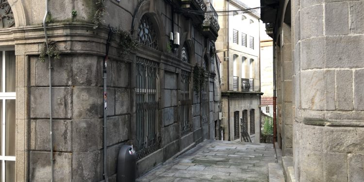 Rúa Ballesta en la ciudad de Vigo