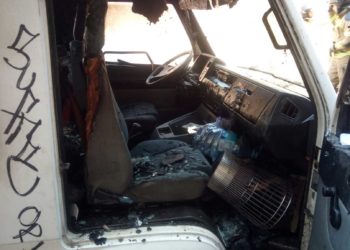 Encuentran acelerante en dos camiones incendiados en Vigo