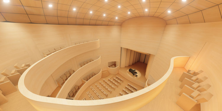 O Teatro Principal de Tui manterá a súa capacidade e sumará unha galería con vistas ao río Miño