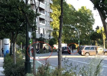 Ciclistas fuera de control